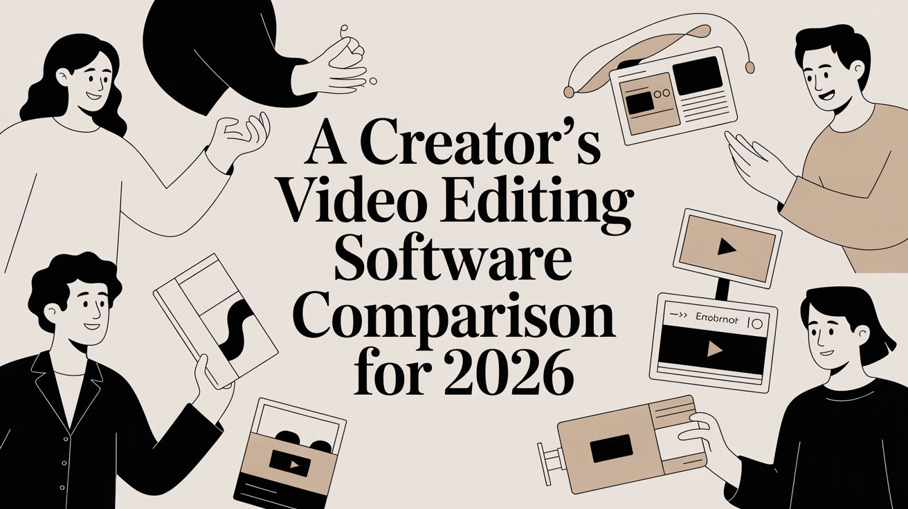 Common Video Program A Creator's Guide to Video Editing Software in 2026